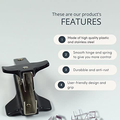 Staple remover tool, staple puller remover, jaw style, back to school, home, office pack of 3