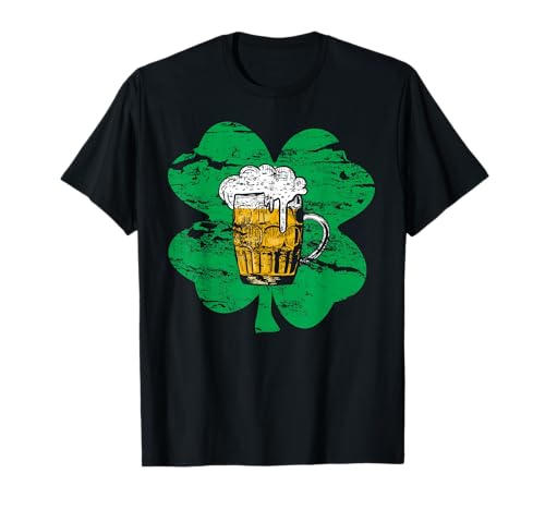 Chope de bière Shamrock - Drôle de Saint Patrick T-Shirt