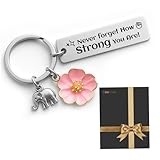 YISCOKO Geschenke für Frauen geburtstagsgeschenk für frauen Geschenk Schlüsselanhänger mit Gravur Gute Besserung Geschenke Mama Schwester Kollegin Geburtstagsgeschenk.