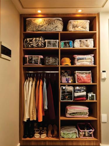 1 Organizador Necessaire Multiuso Higinizáveis Plástico Resistente TAM PP - Bubag!