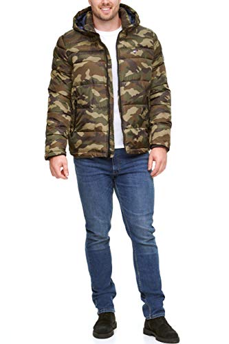 Image of Tommy Hilfiger Men's Classic Hooded Puffer Jacket (Standard and Big & Tall)