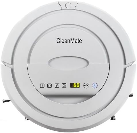 CleanMate QQ5TVSWhite Robotic Vacuum Cleaner