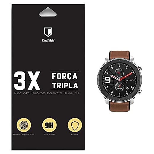 Película Xiaomi Amazfit Gtr (47mm) Kingshield Nano Vidro (1x Unid)