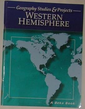Paperback Geography Studies & Projects Western Hemisphere, a Beka Book