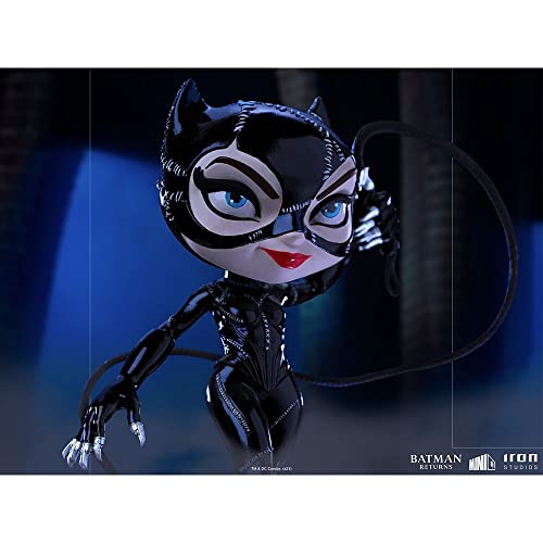 Iron Studios - Minico Batman Returns Catwoman PVC Statue, Black, 17 cm
