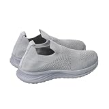 JOMIX Trampki męskie damskie wsuwane buty wsuwane trampki trampki outdoorowe buty trekkingowe do biegania, Szary F, 40 EU