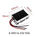 1pcs 8-40V to 12V 6A 10A 15A 20A 25A 30A Boost-Buck DC DC Power Converter Step-Down Step-up Voltage Stabilizer Car Power Supply(8-40V to 12V 15A)