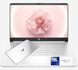 HP 14' Everyday Laptop • Copilot AI • Intel 4-Core N150 Processor • 4GB RAM • 128GB SSD + 1TB Cloud Storage • Microsoft 365 • Windows 11 • Fast Charge and Long Battery Life • Thin & Portable
