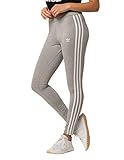 adidas Originals Women's 3 Stripes Legging, Grey Heather, XS