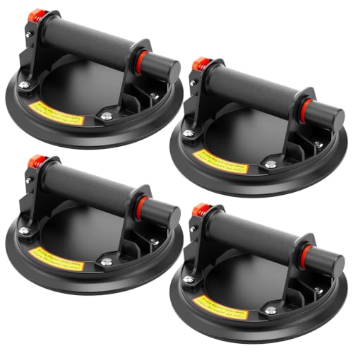 ElaraBerry 4 Pack 8" Glass Suction Cups with Heavy Duty