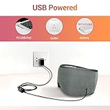 Comfytemp Heated Eye Mask with Large Coverage, Rechargeable Heat Pad with 3 Heating Levels, Timers, Electric Mask for Blepharitis, Dry Eyes Treatment, Warm Compress for Sinus Headache, Migraine - Image 5