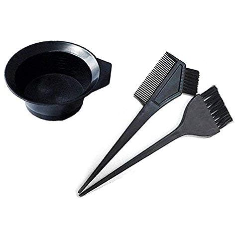 Cotton Fly 3 Pcs Professional Salon Hair Coloring Dyeing Kit - Dye Brush & Comb/Mixing Bowl/Tint Tool (pack of 2) by Marketing Eye USA Inc. Cover