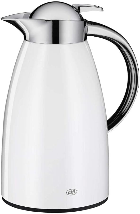 Alfi Signo 1421211100 Insulation Jug - Varnished Stainless Steel - 1 l - Alpine White