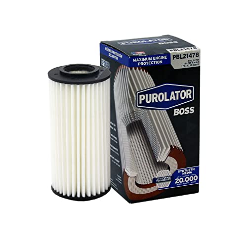 Purolator PBL21478 PurolatorBOSS Maximum Engine Protection Cartridge Oil Filter Compatible With Volkswagen Tiguan, Passat, Jetta, GTI, Atlas, Beetle, Golf, Porsche Macan, Audi Q5, Q3 and A4 Quattro by Purolator - Used condition - US$11.76