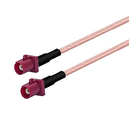 R*/F ���� RG316 �P�[�u�� Fakra D �I�X/���X/�I�X�����O�R�l�N�^ an*/tenna �����O���[�����P�[�u��(Fakra D M to M,25CM)