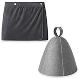 CJAPGJW Saunakilt Herren, 140 X 35 cm, Grau, Saunahandtuch Und Saunakilt Männer, Hochwertiges...