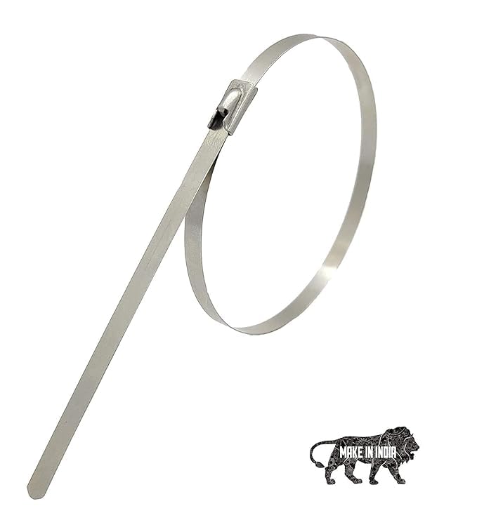 Stainless Steel (SS-304) Self Locking Cable Ties/Zip Ties (10, 250 mm X 4.6 mm) (B0CWRJNMHZ) Amazon Price History, Amazon Price Tracker