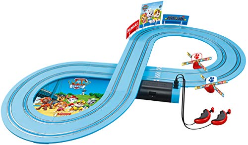 Carrera First Paw Patrol - Slot Car Race Track - Includes 2 Cars: Chase and Marshall - Battery-Powered Beginner Racing Set for Kids Ages 3 Years and Up, Multi by Carrera - Image 2