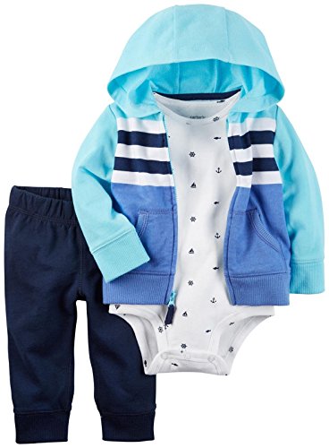 Carter's Baby Boys Cardigan Sets 121h270, Blue, 12M