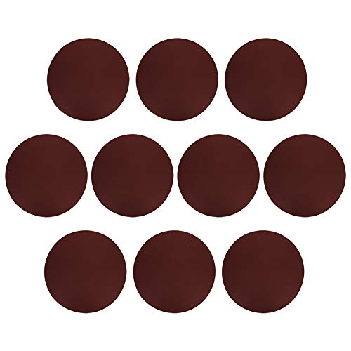 Utoolmart Disco de lija con parte trasera adhesiva, 250 mm, óxido de aluminio, grano 40, grano 180, para herramientas de metalurgia, 10 unidades Cover