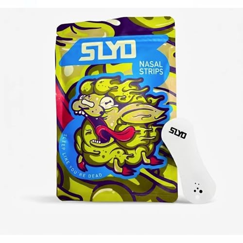 SLYD Nasal Strips 35 Pack Premium Extra Strength Medical Grade Adhesive for Snoring Relief Better Sleep Workouts Nasal Congestion Increased Airflow and Energy (35 Count) (White)