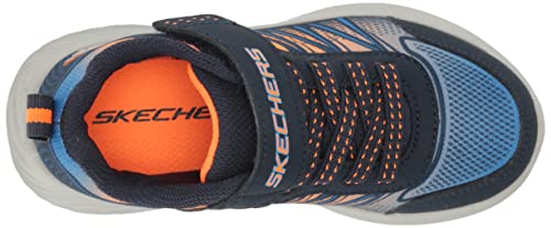 Skechers Kids Boy's Bounder-Zatic Sneaker, Navy/Orange, 1.5 Little Kid #TOP4