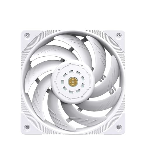 Ventilateur PC 120mm silencieux T30 pour éliminer la surchauffe du processeur en blanc