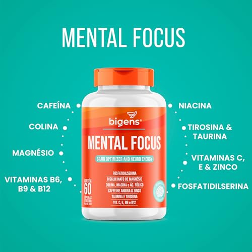 Mental Focus, Bigens, 60 cápsulas (Unidade)