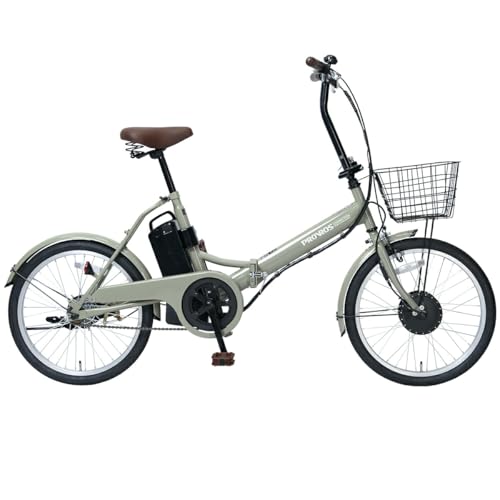 PROVROS(�v���u���X) �d�����]�� �܂肽���� �d���A�V�X�g���]�� 20�C���` �V���O���M�A ���`�E���C�I���o�b�e���[5.1Ah �O�֋쓮 �ő�30km���s �^���F�� �����\�y���[�J�[�ۏ�1�N�zP-201E (�O���[�W��)