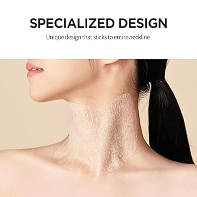 Wrinkle-fit Neck Mask & Wrinkle-fit Tangle Eye Patch - Firming and Tightening Korean Collagen Mask - Hydrating and Lifting Effect for Glowing Skin, Under Eye Mask for Eye Bags and Puffiness