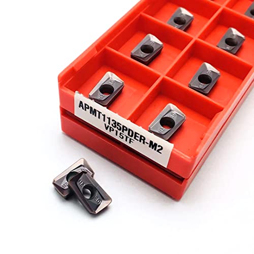 Herramientas de Torno Insertos Carburo 10pcs APMT1604 M2 miniatura 5