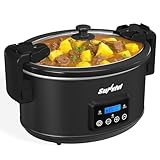 Sunvivi 8.5 Quart Programmable Slow Cooker: Multi-Cooker Food Warmer with...