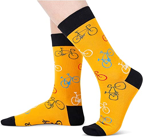 Zmart Cycling Socks For Men Bike Socks Biking Socks Bicycle Socks, Cycling Gifts For Men Biker Gift For Men Mountain Biking Gifts Cyclists Gifts Bicyclist Gifts #TOP1