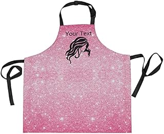 CHIFIGNO Custom Hair Stylist Aprons Unisex Hair Dresser Smock Adjustable Hairdresser Apron Personalized Hair Stylist Gifts