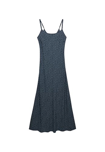Superdry Unisex Printed Cami Maxi Dress Kleid, Marineblau (Ditsy Hearts), 34
