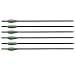 Killertech 20" PRO Bolts - Carbon Crossbow Arrows - Compatible with Most Major Crossbows (6 Pack)
