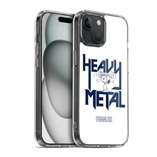 Coque iPhone 15 Snoopy Heavy Metal : Protection MagSafe pour vos concerts
