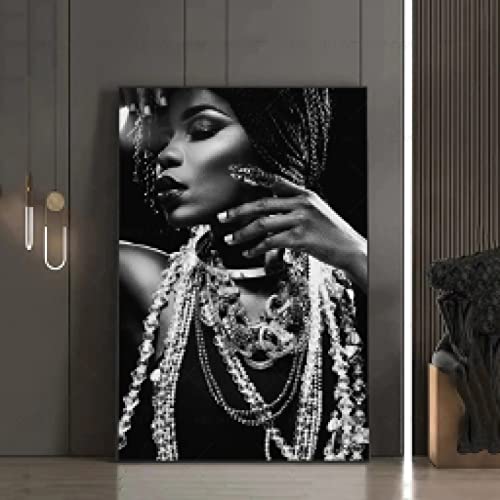 Art Africain Toile Décoration pour Remplacer un Mur Blanc Vide Salon