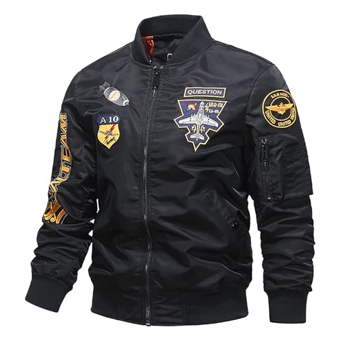 Générique Veste Mi Saison Homme, Blouson Aviateur Homme Col Montant, Coupe Vent, De Loisirs, Veste Demi-Saison, Saharienne Hommes, Vestes De Randonnée,...