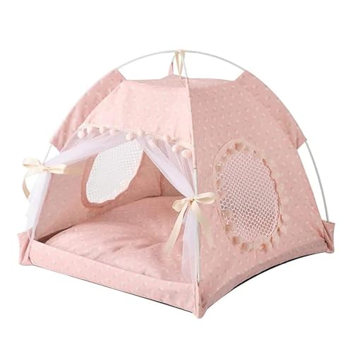 Recinzione per gatti, da principessa, cuccia per dormire, in tessuto traspirante, strumento per dormire per gatti, cani e altri piccoli animali