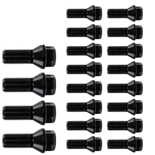 Tornillos rueda negros eliminan vibraciones en M235I M3 M4 650 750