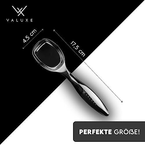 Foto von VALUXE® [Das Original] Eisportionierer - Premium Eislöffel aus langlebiger Zinklegierung - Robuster als Edelstahl - Eiskugelportionierer für die perfekte Eiskugel