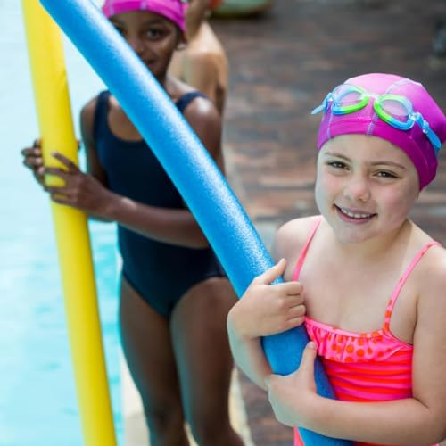 LND Gifts - Set of 8 Pool Noodles, Foam Swimming Noodle Float for Children and Adults, Strong and Flexible Swimming aid Essential for Confidence in the Pool - 5