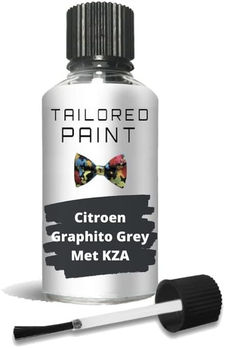 For Citroen 2000-Present Graphito Grey Met KZA Touch Up Paint With Brush (Touch Up Paint)