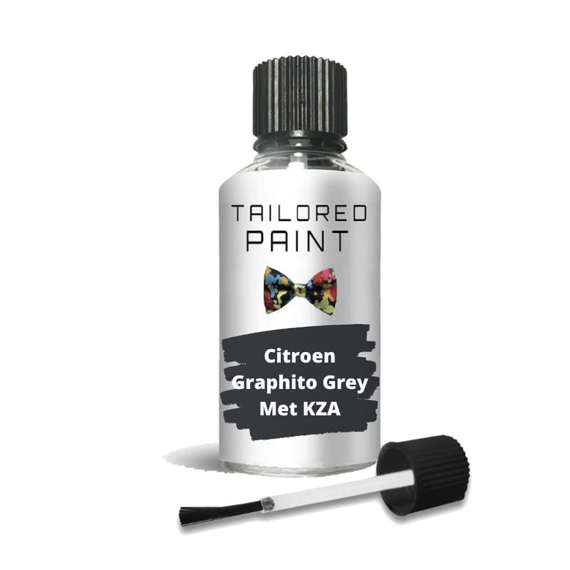 For Citroen 2000-Present Graphito Grey Met KZA Touch Up Paint With Brush (Touch Up Paint)