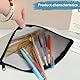 3 Pcs Geldtaschen Banktasche, Banktasche Leder Wasserdicht mit Fenster und Reißverschluss, Geldscheine Aufbewahrung, Dokumentenmappe A5, Geldmappe für Business Schule