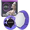 G.Liane Crystal Hair Eraser,Painless Nano Hair Remover Exfoliation,Gentle and Efficient Glass Hair Removal Device Without Waxing,Natural Epilator for Women and Men(Violet)