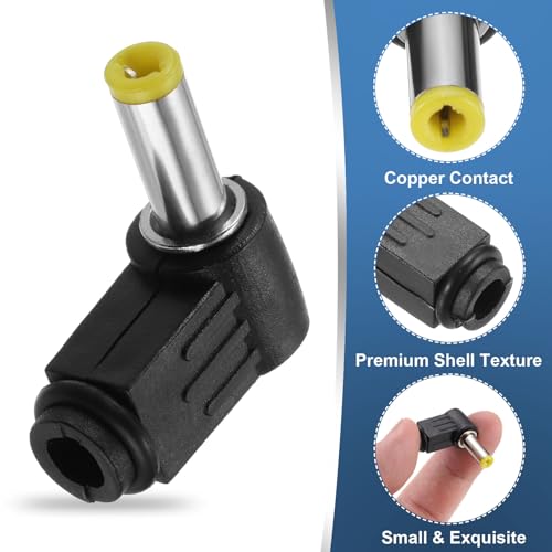 Adaptador macho de energía DC 5.5x2.1mm pack 5 miniatura 3