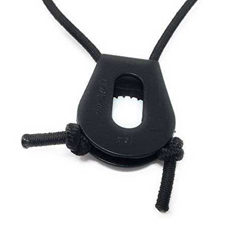 Waterproof Black High Flex E Bungee Sure Fit Quick On/Off Full Grip E Collar Strap- 1 Inch Wide- Dogtra ARC by Sparky Pet Co - Image 2