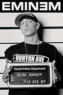 Pyramid International Mugshot Eminem Maxi Poster, Multi-Colour, 61 x 91.5 x 1.3 cm, Multicolour, 24 x 36 inches